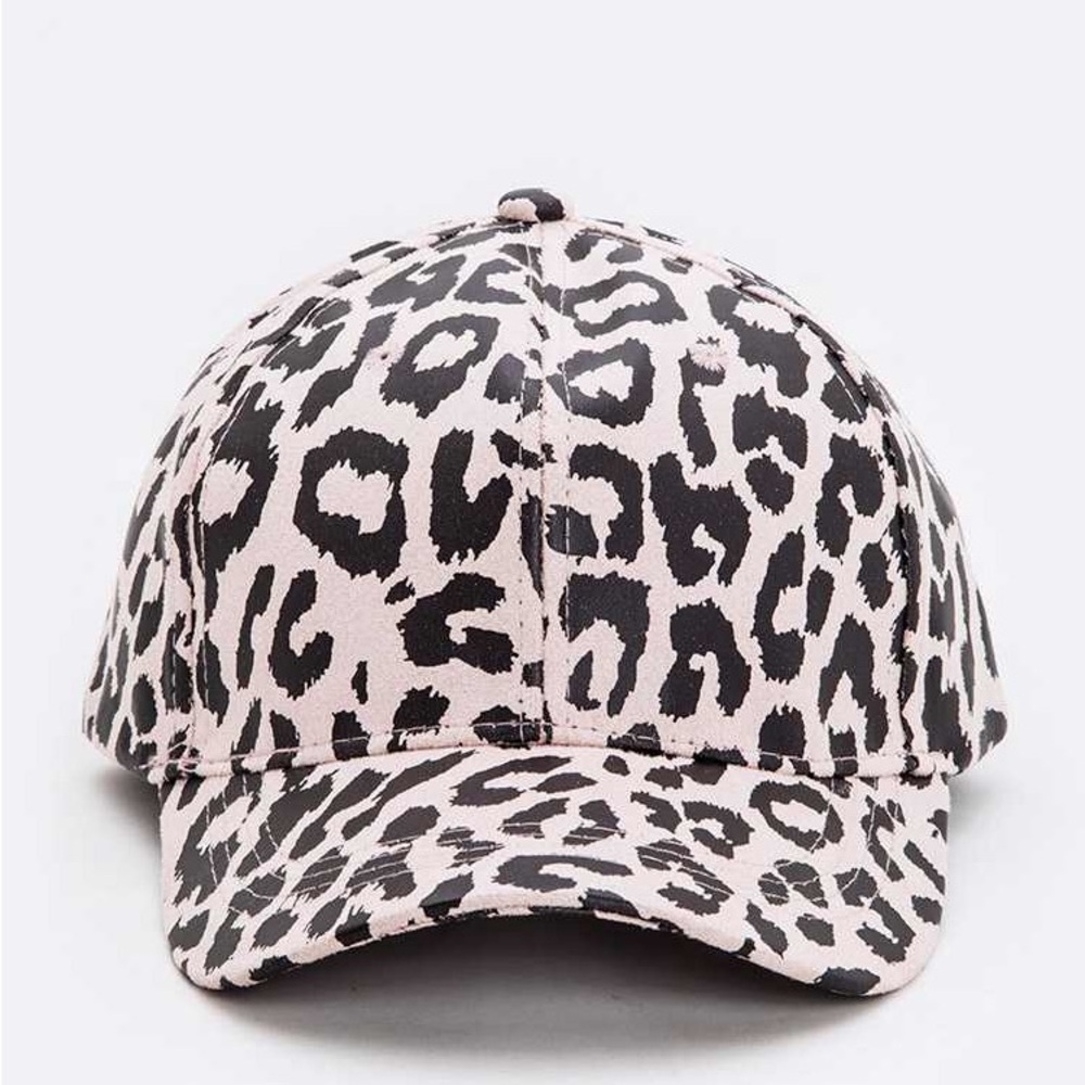 Leopard Print Baseball Cap - Picture 2 of 6